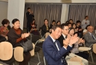 陳明君老師示範紫砂壺制作的現場