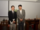 陳明君老師與中文大學文物館館長姚進莊教授合照