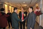 魏杰教授 (左),中聯辦伍俊處長 (中), 容浩然老師 (右)