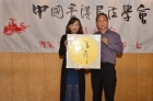 跟隨老師學習書法連續五年的李翠珊師姐