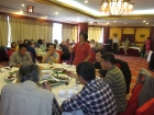 容老師的師弟，為活動穿針引線，令老師能成功於青島舉辦這次書法展覽